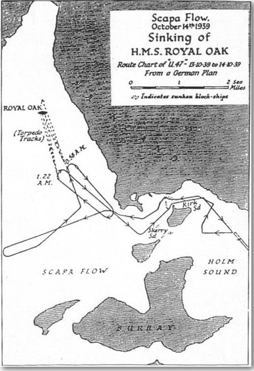 Map of Scapa Flow