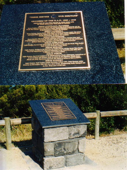 Pictures of the Memorial Cairn at Queenscliff