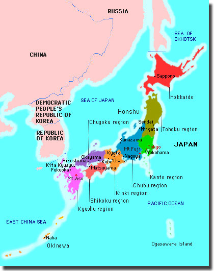 Map of Japan