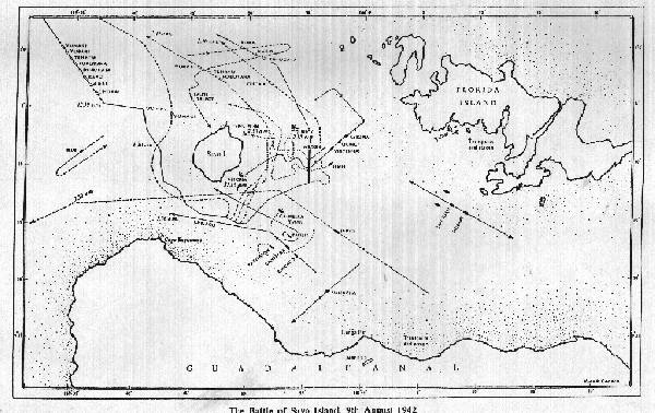 Map of Savo Island
